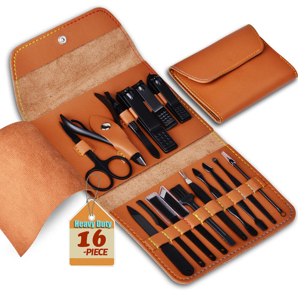 kit de 16 ps manicure pedicure