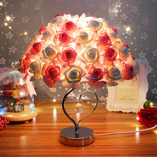 Lampe Bouquet de Roses ( livraison juste en Casablanca )